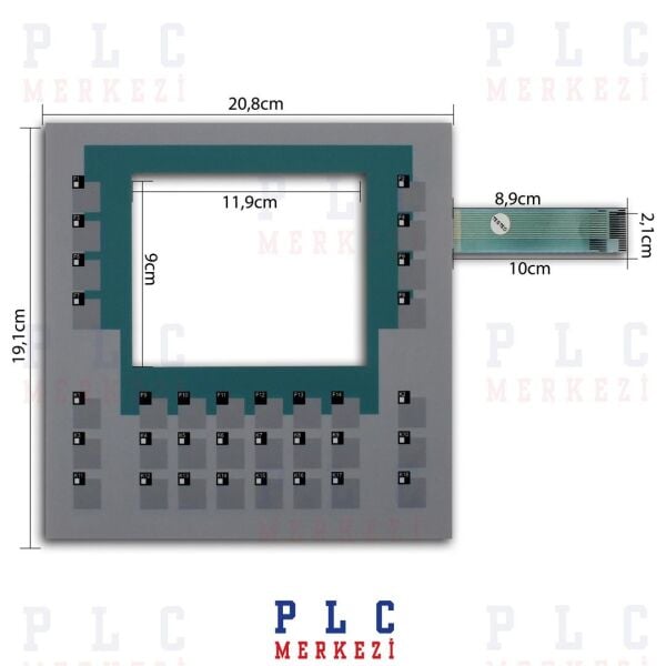 OP177 MEMBRAN 196X209MM LEDLİ