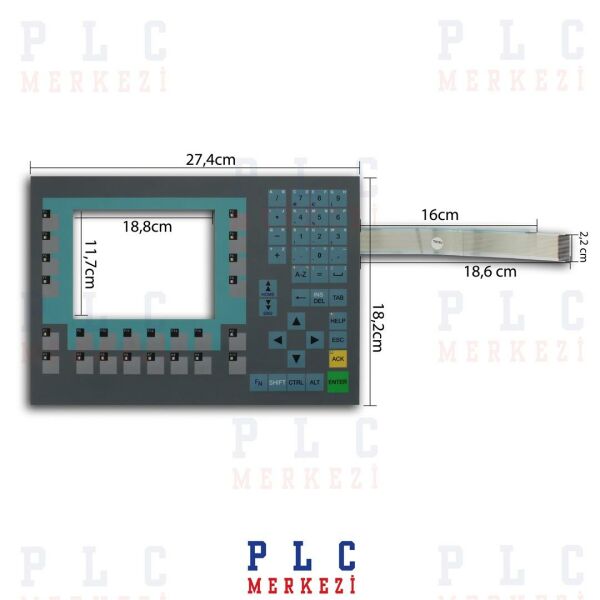 SIEMENS SIMATIC OP277 6'' OPERATOR PANEL 5.7'' LEDLI MEMBRAN
