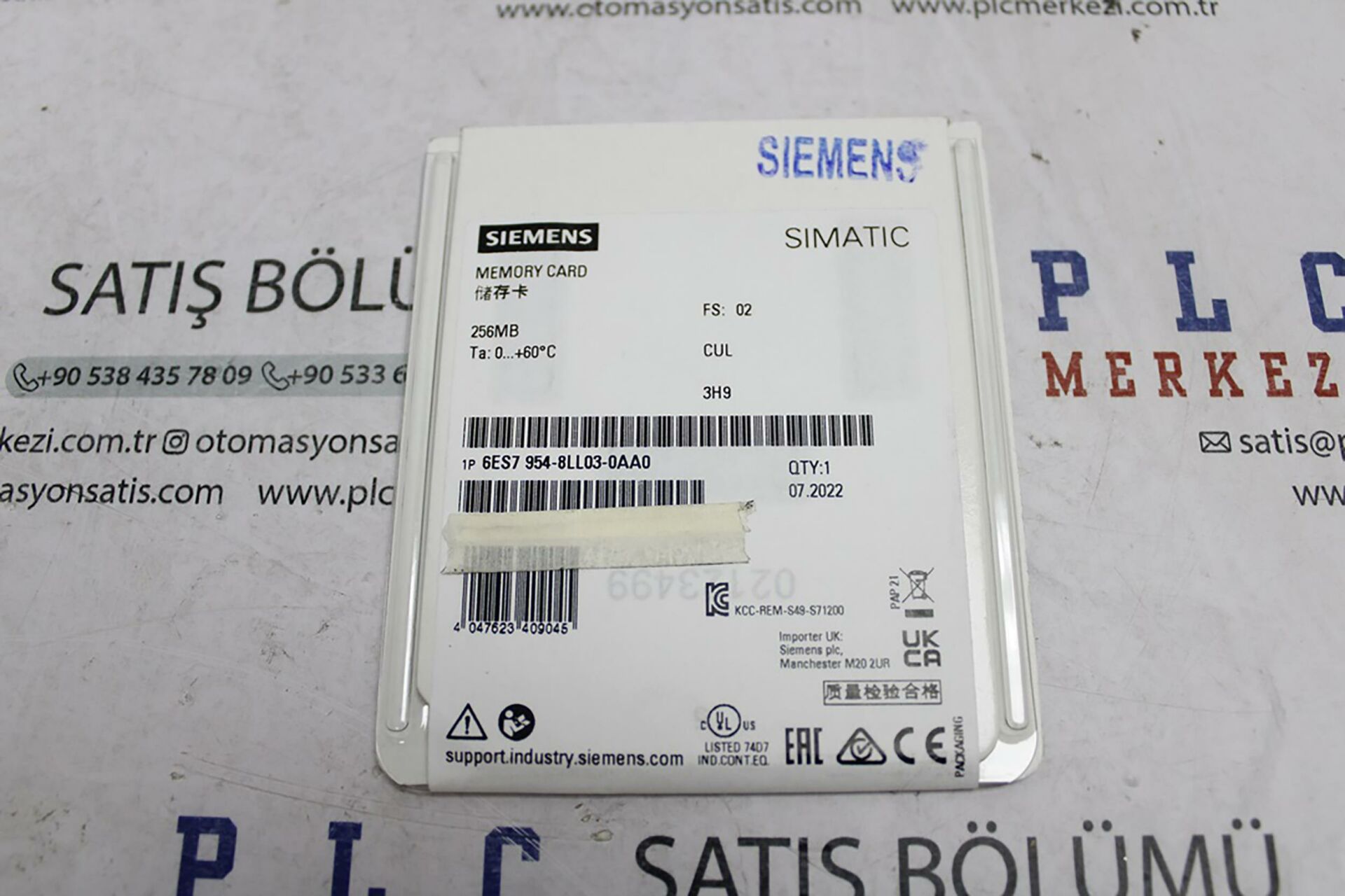 New Siemens 6ES7 954-8LL03-0AA0 6ES7954-8LL03-0AA0 Memory Card 6ES7954-8LL03-0AA0 - Siemens SiePortal