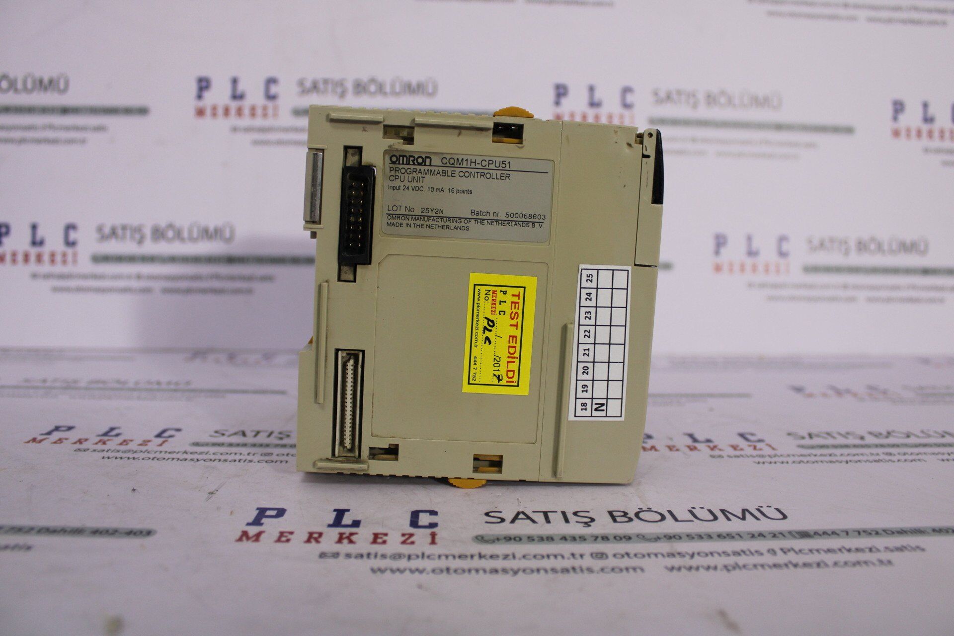 PLC Omron CQM1H CPU51 48 I/O komplit Kabel Data - Electronics
