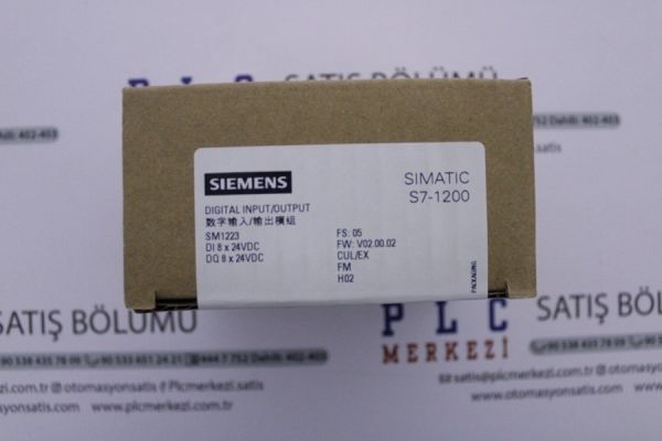 6ES7223-1BH32-0XB0, 6ES7 223-1BH32-0XB0  DIGITAL I/O SM 1223, 8 DI / 8 DO  ÜRT.GARANTİSİ