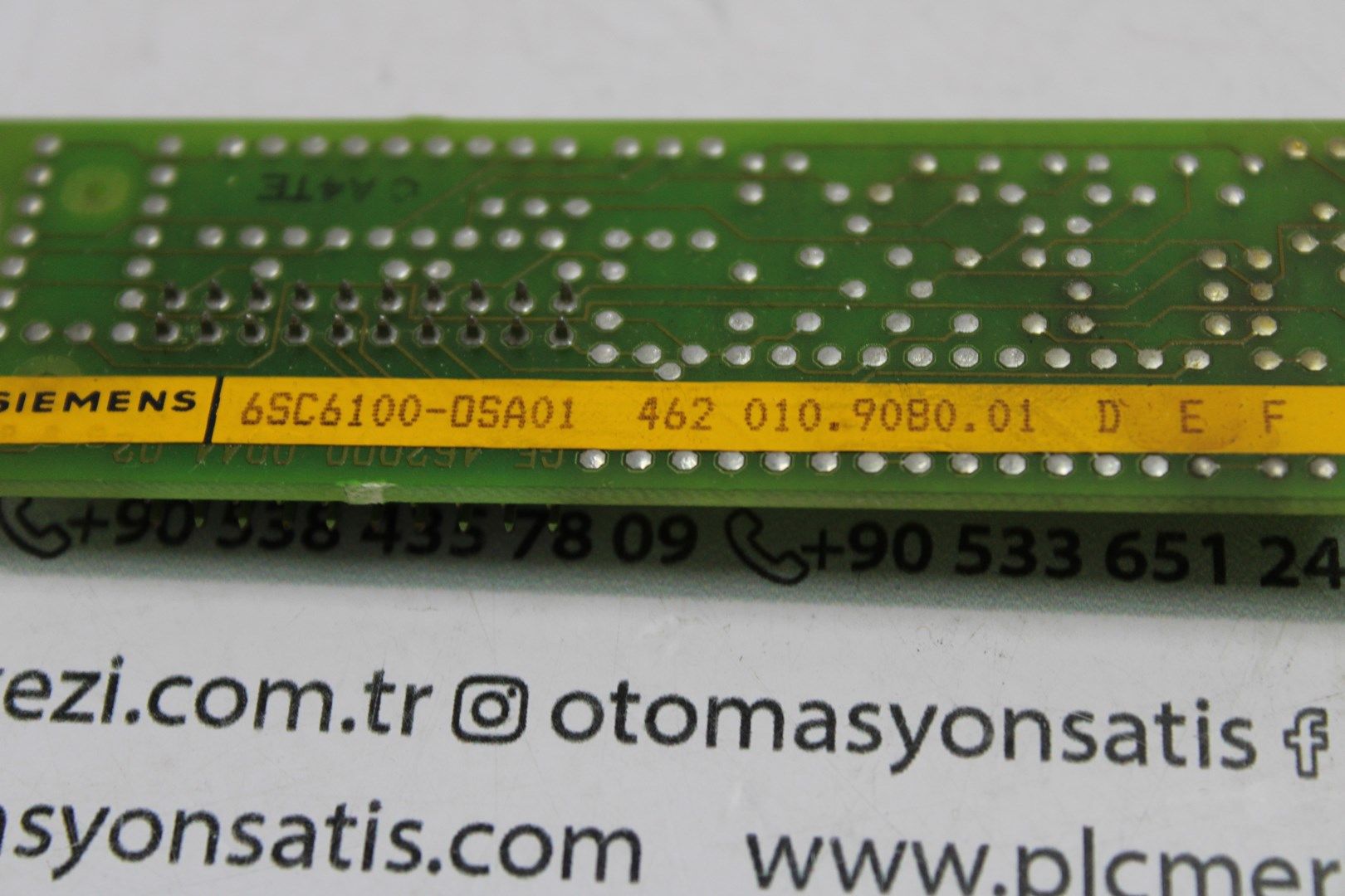 6SC6100-0SA01 SIEMENS SETTING MODULE, 1 AXIS 2.EL