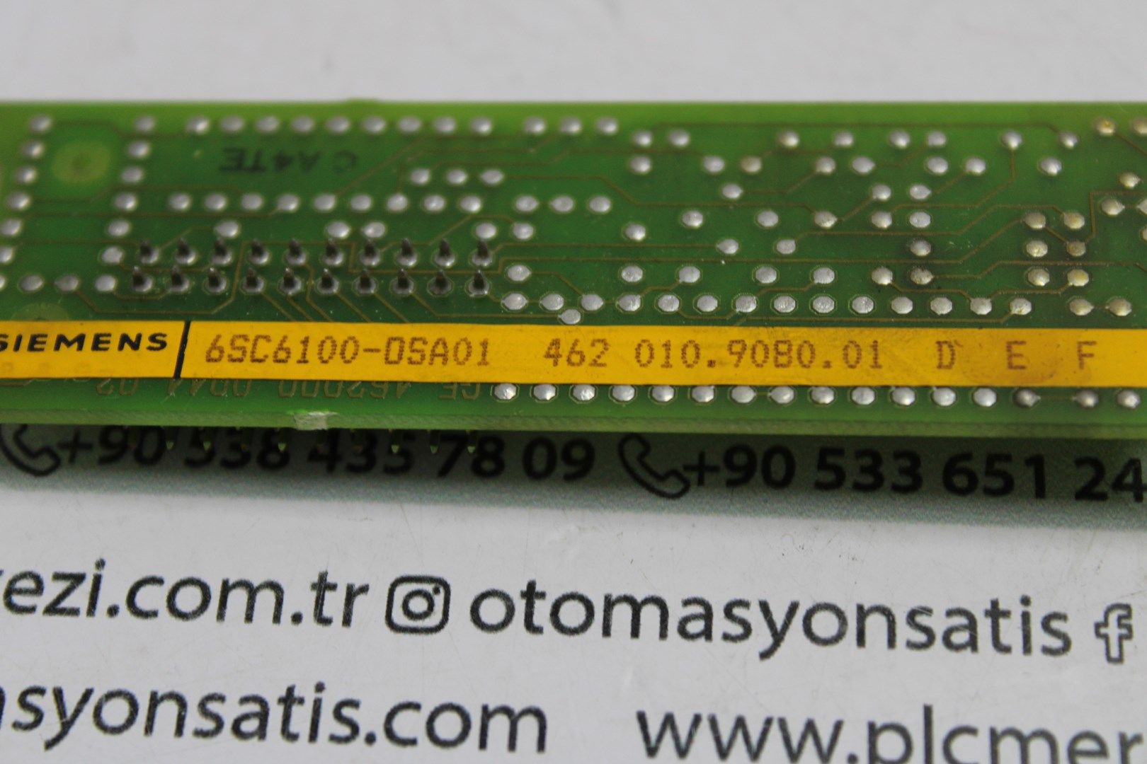 6SC6100-0SA01 SIEMENS SETTING MODULE, 1 AXIS 2.EL