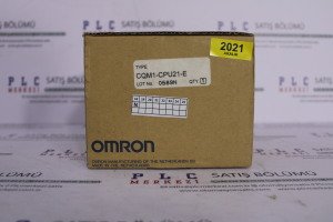 CQM1-CPU21-E OMRON CPU UNIT 16 POINTS  24VDC 10mA  YENİ KUTU AÇIK