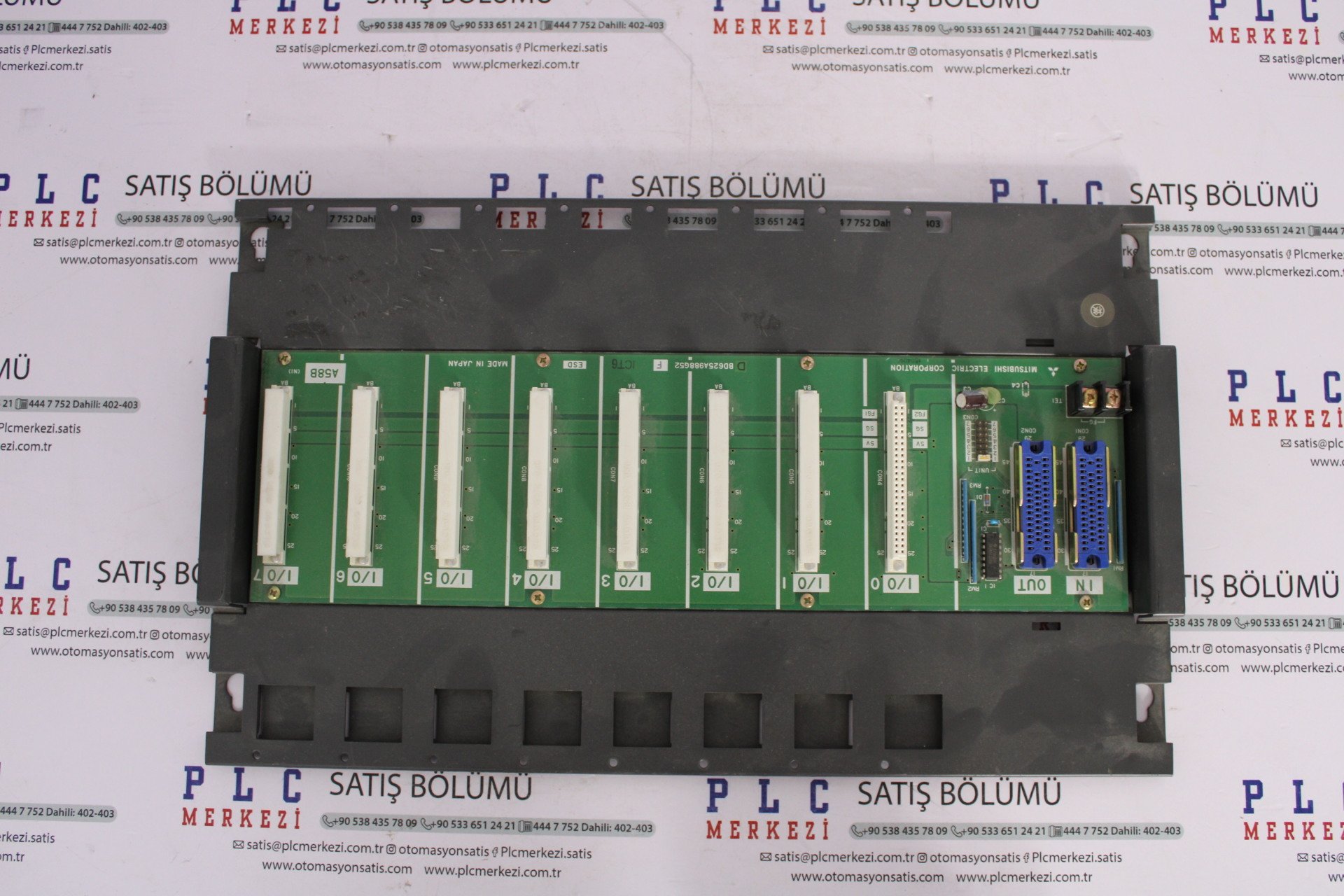 A58B MITSUBISHI  BASE RACK EXTENSION 8 SLOT 2.EL