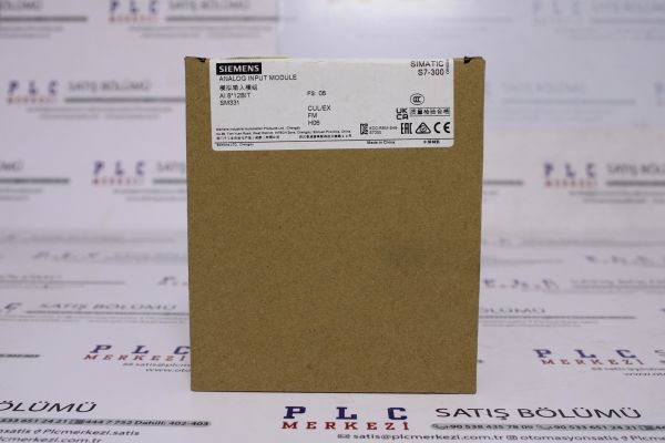 6ES7331-7KF02-0AB0, 6ES7 331-7KF02-0AB0 SIMATIC S7-300  SM331, 8AI, 9/12/14BIT  YENİ KUTU KAPALI