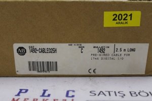 1492-CABLE025H ALLEN BRADLEY PRE-WIRED CABLE YENİ KUTU AÇIK
