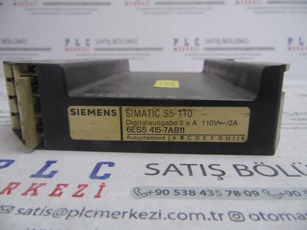 6ES5415-7AB11 SIMATIC S5 415 DIGITAL OUTPUT MODULE