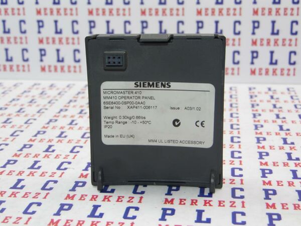 6SE6400-0SP00-0AA0 MICROMASTER 410 YENİ KUTU KAPAL