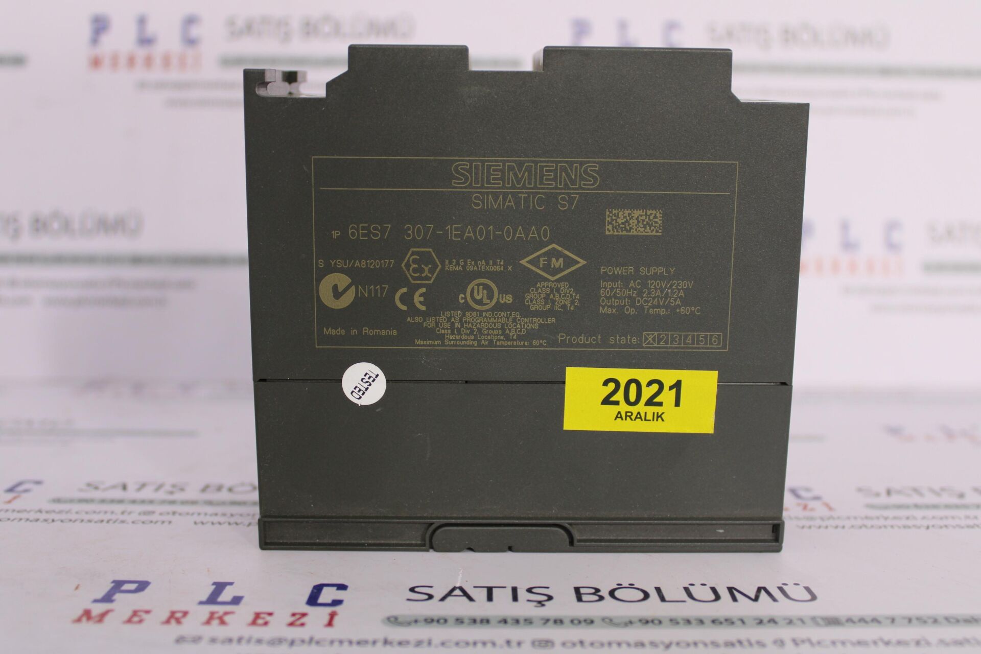 6ES7307-1EA01-0AA0 POWER SUPPLY PS307 24 V/5 A  ÜR