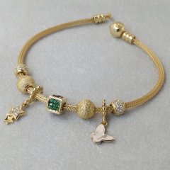 Altın Charm Bileklik