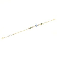 Mineli Charm Altın Bileklik
