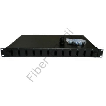 19'' Fiber Patch Panel, Rack Tipi 12 Dublex SC