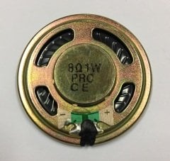 36mm HOPARLÖR 8 OHM 1W Metal Kasa, Kapalı Mıknatıs ( 2 ADETLİK PAKET )