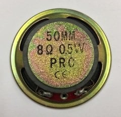 50mm HOPARLÖR ( FERRITE ) , 8 Ohm 0.5W , Açık Mıknatıs ( 2 ADETLİK PAKET )