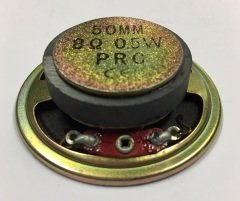 50mm HOPARLÖR ( FERRITE ) , 8 Ohm 0.5W , Açık Mıknatıs ( 2 ADETLİK PAKET )
