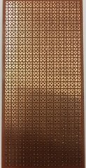 6.25 cm x 12.5 cm , BAKIRLI DELİKLİ PLAKET ------------ ( 2 ADETLİK PAKET )