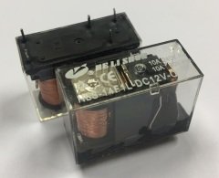 12 VOLT TEK KONTAK, ŞEFFAF RÖLE - 10 AMPER