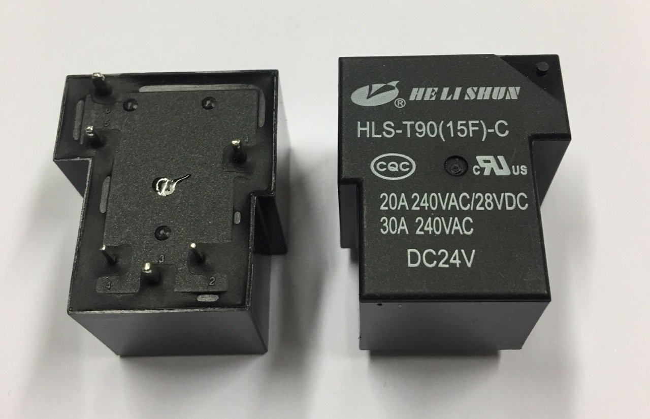 24 VOLT  T-RÖLE , 30 AMPER