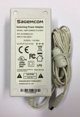 12V 3.8A AC/DC SMPS ADAPTÖR , MASA ÜSTÜ MODELİ , Ucu: 2.1mm (BEYAZ)