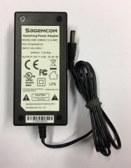 12V 3.8A AC/DC SMPS ADAPTÖR , MASA ÜSTÜ MODELİ , Ucu: 2.5mm (SİYAH)