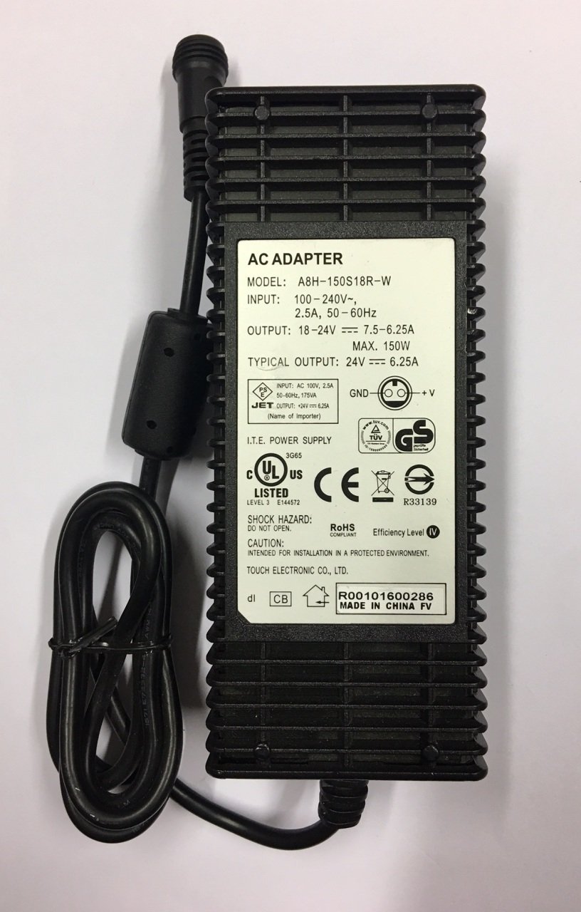 18-24V  7.5-6.25A AC/DC SMPS ADAPTÖR , MASA ÜSTÜ MODELİ