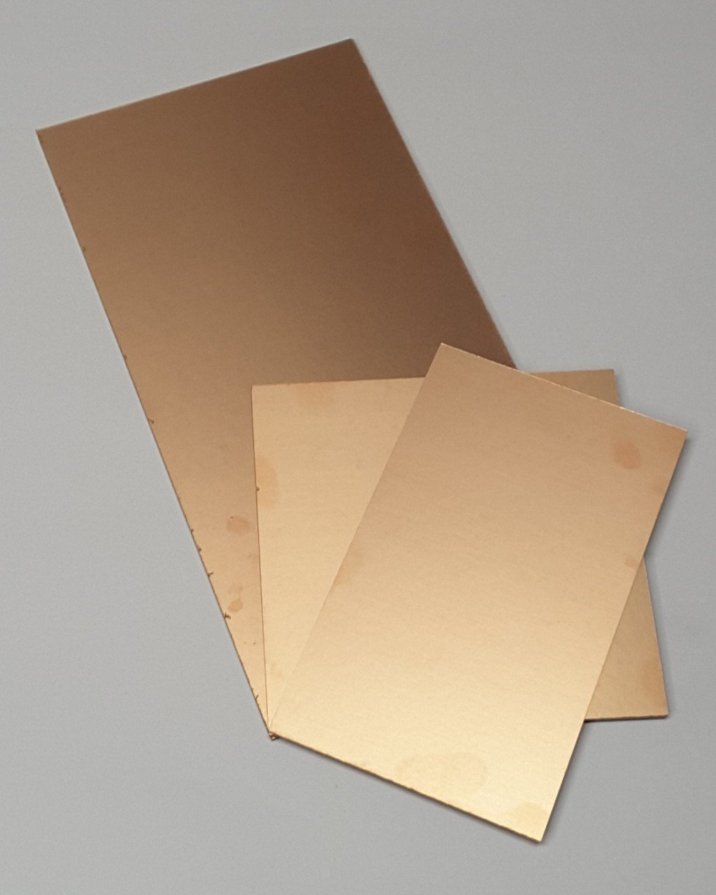 5 x 5 CM BAKIR PLAKET - XPC (FR-2) , 1.6mm / 25 Mikron ( 10 ADETLİK PAKET )