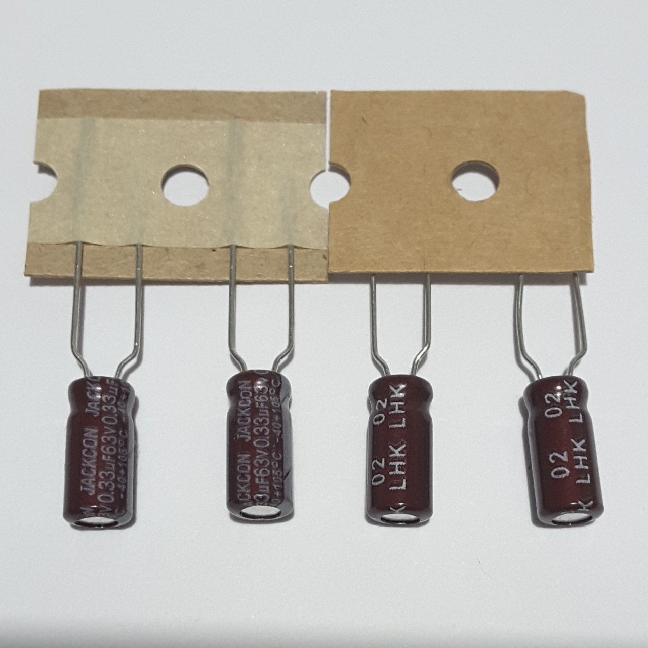 0.33uF 63V Elektrolitik Kondansatör 5*11 , Şerit , 105C --- ( 25 ADETLİK PAKET )