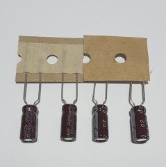0.47uF 63V Elektrolitik Kondansatör 5*11 , Şerit , 105C --- ( 25 ADETLİK PAKET )