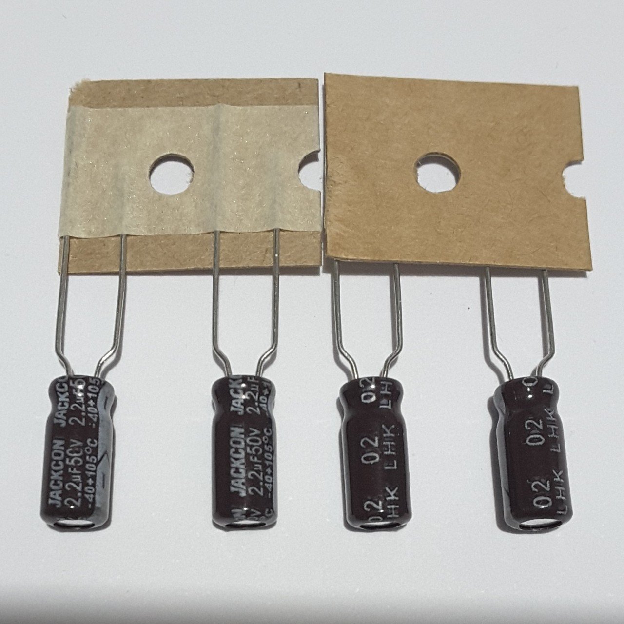 2.2uF 50V Elektrolitik Kondansatör 5*11 , Şerit , 105C --- (25 ADETLİK PAKET )