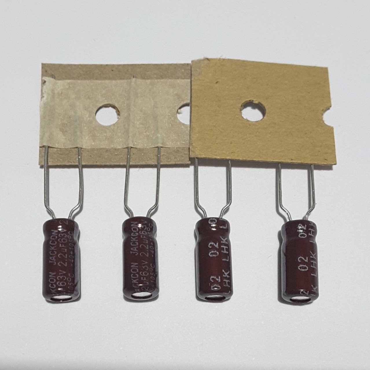 2.2uF 63V Elektrolitik Kondansatör 5*11 , Şerit , 105C --- (25 ADETLİK PAKET )