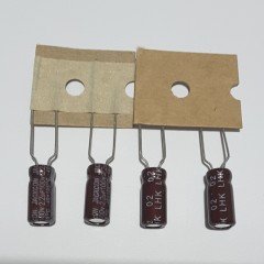2.2uF 100V Elektrolitik Kondansatör 5*11 , Şerit , 105C -- (25 ADETLİK PAKET )