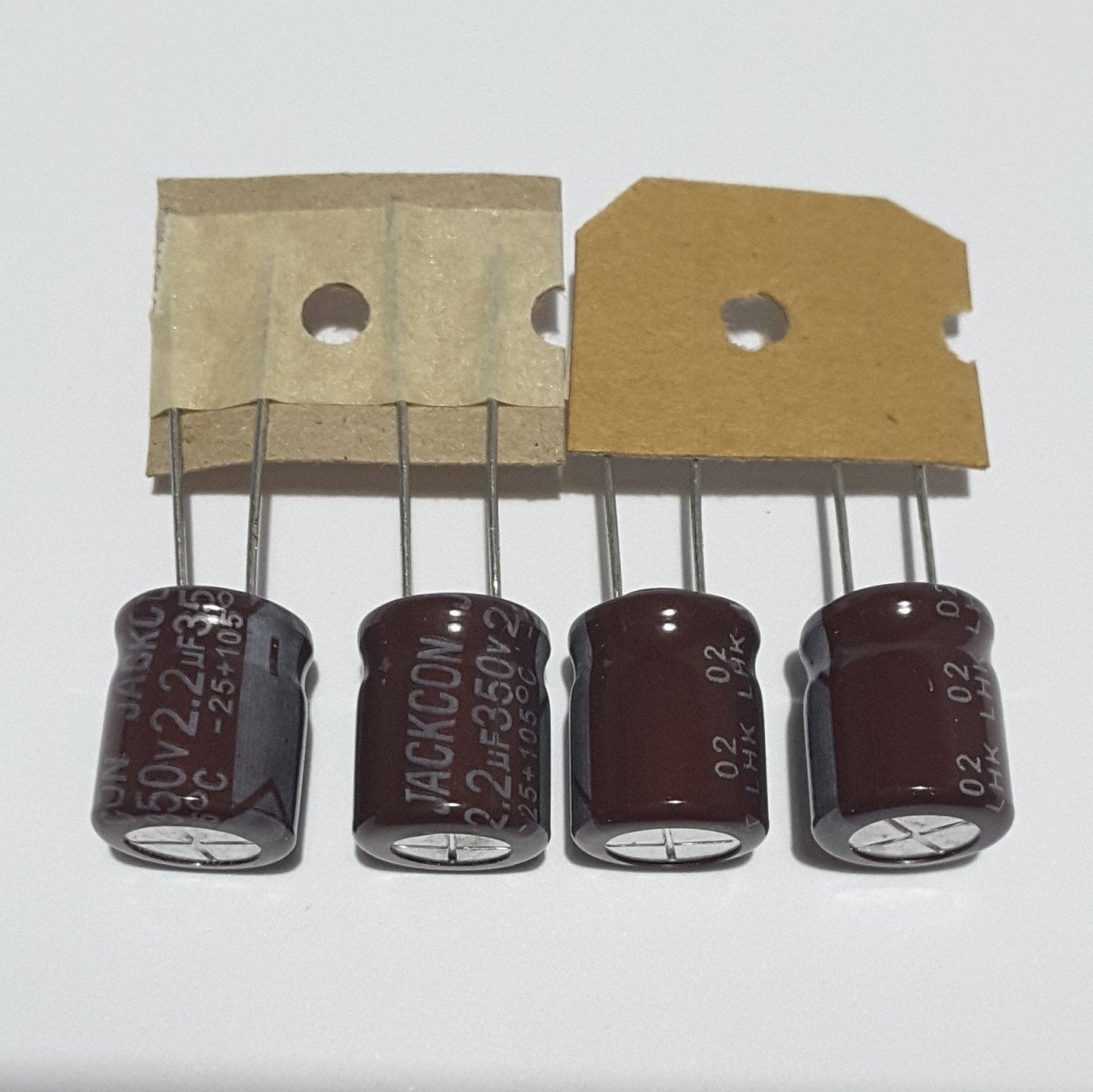 2.2uF 350V Elektrolitik Kondansatör 10*12 , Şerit , 105C (10 ADETLİK PAKET )