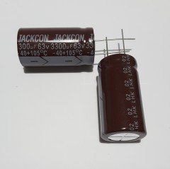 3300uF 63V Elektrolitik Kondansatör 22*42 , Dökme , 105C - ( 2 ADETLİK PAKET )