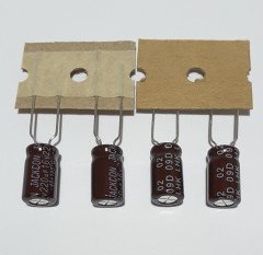 220uF 16V Elektrolitik Kondansatör 6.3*11 , Şerit , 105C -- ( 25 ADETLİK PAKET )