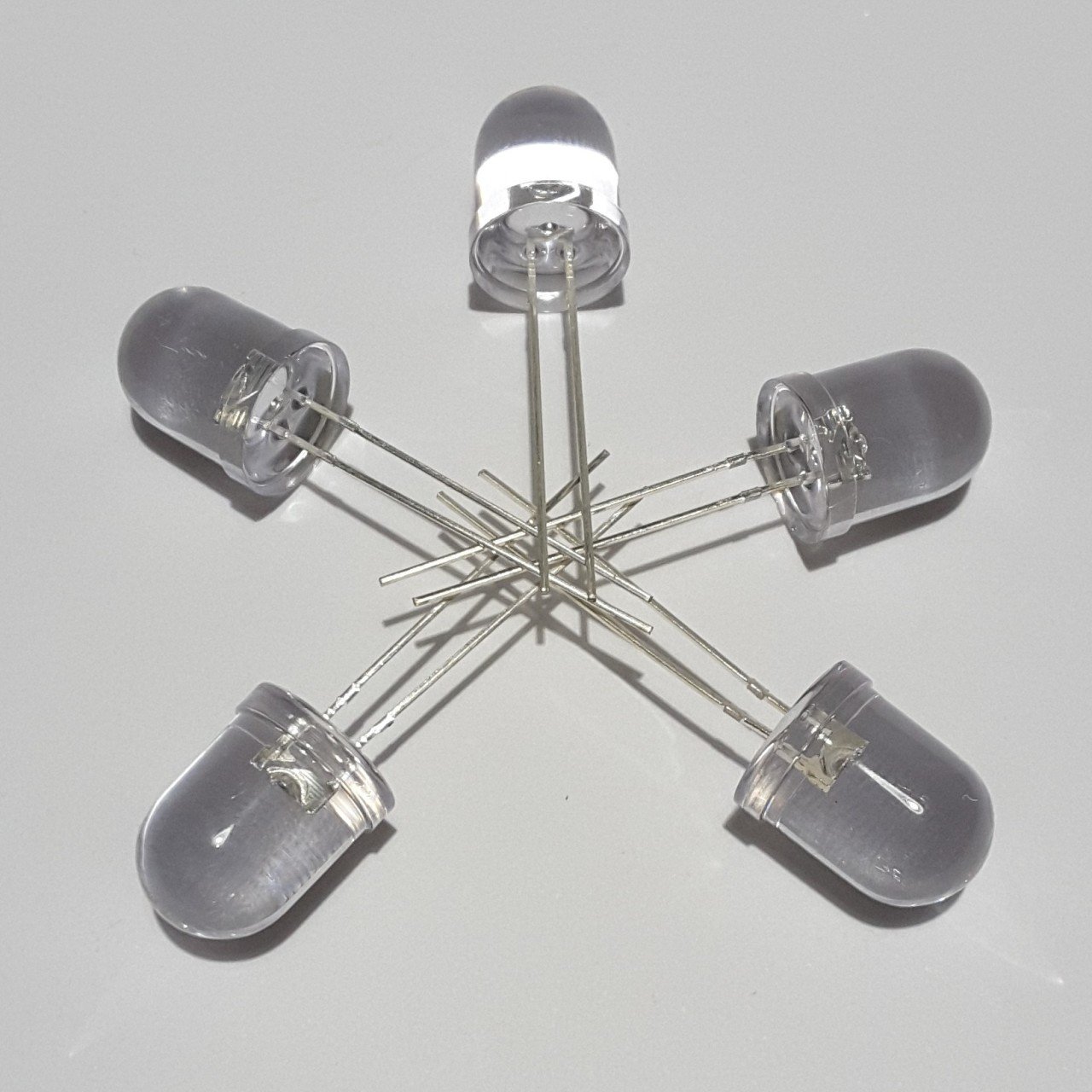 10mm ŞEFFAF LED - SARI ( 10 ADETLİK PAKET )