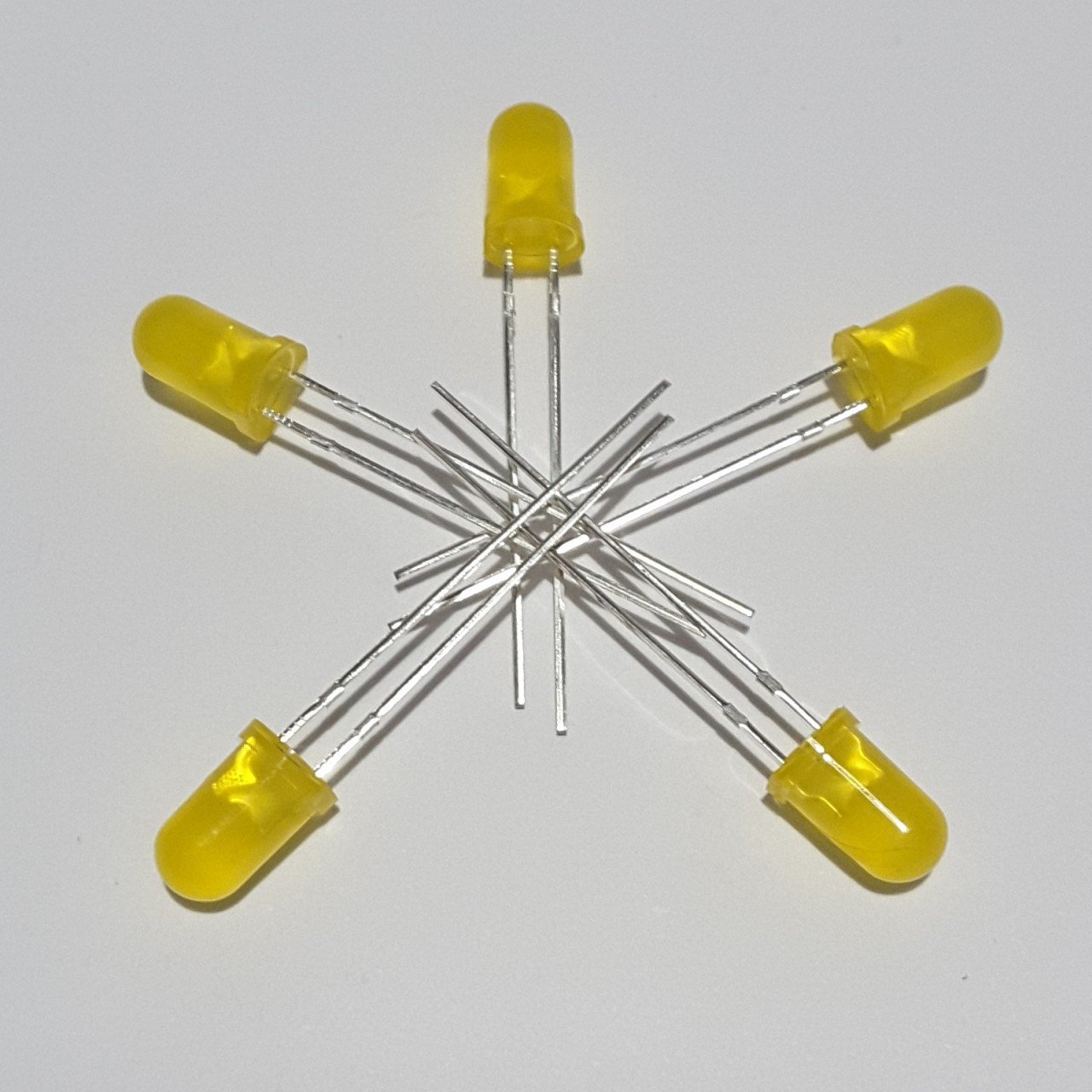 5mm DIFFUSED LED - SARI ( 50 ADETLİK PAKET )