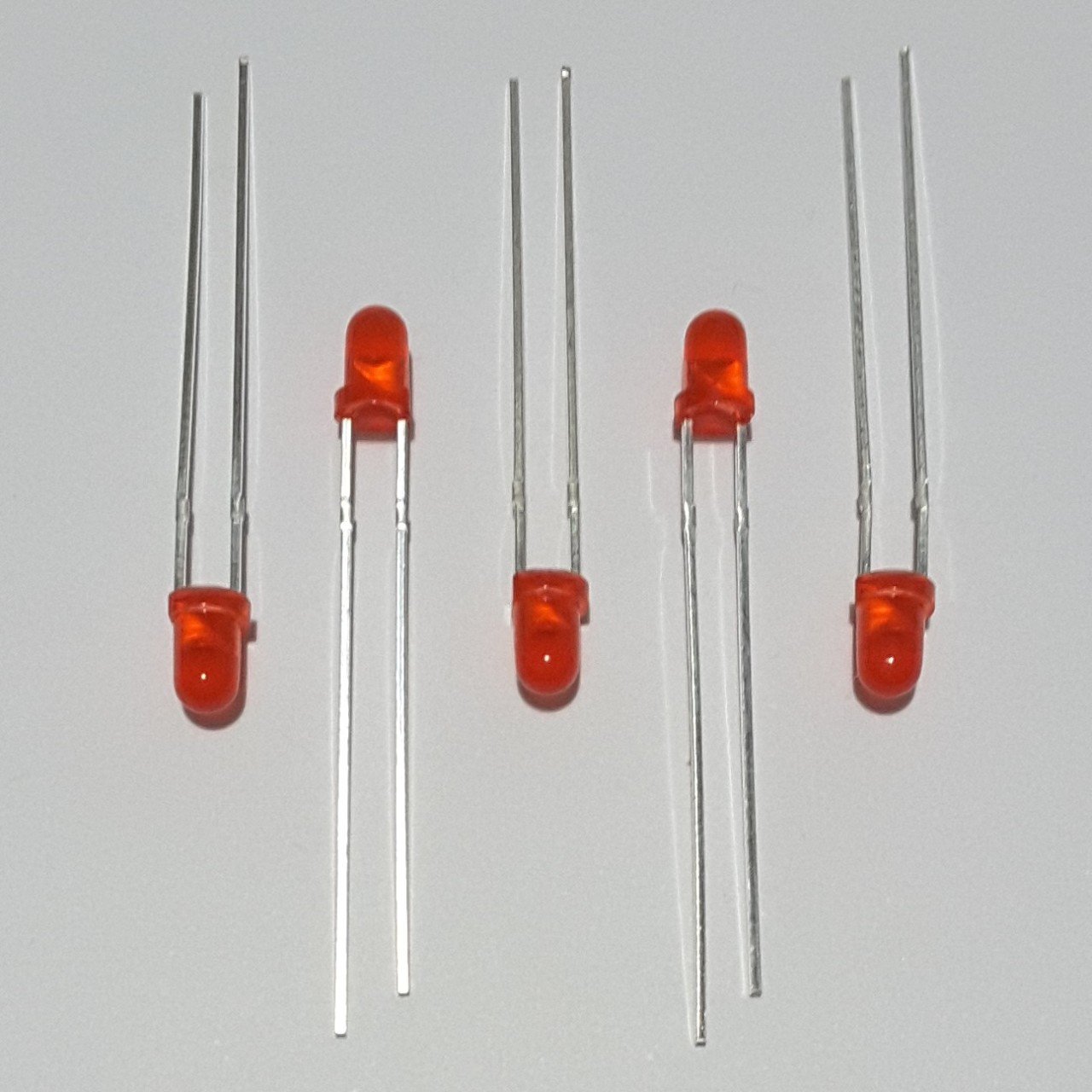 3mm DIFFUSED LED - KIRMIZI ( 50 ADETLİK PAKET )