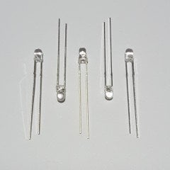 3mm ŞEFFAF LED - GÜN IŞIĞI ( 50 ADETLİK PAKET )