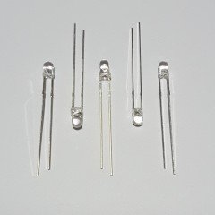 3mm ŞEFFAF LED - SARI ( 50 ADETLİK PAKET )