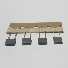 4.7 NF 63V , 5mm , Kutu Tipi ( 25 ADETLİK PAKET )