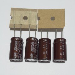 2200uF 6.3V Elektrolitik Kondansatör 10*17 , Şerit , 105C ( 10 ADETLİK PAKET )