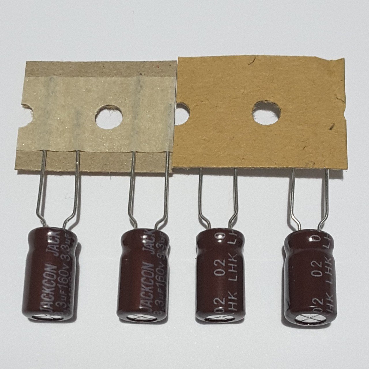 3.3uF 160V Elektrolitik Kondansatör 6*11 , Şerit , 105C --- ( 25 ADETLİK PAKET )
