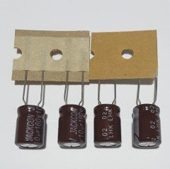 10uF 160V Elektrolitik Kondansatör 8*11 , Şerit , 105C --- ( 25 ADETLİK PAKET )
