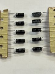 22uF 50V Elektrolitik Kondansatör 5*11 , Şerit , 105C ----- ( 25 ADETLİK PAKET )