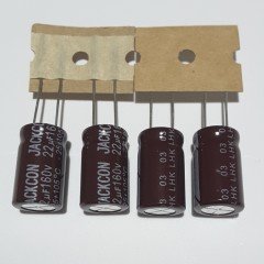 22uF 160V Elektrolitik Kondansatör 10*17 , Şerit , 105C -- ( 10 ADETLİK PAKET )