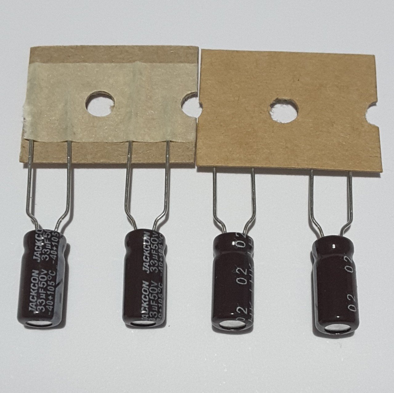 33uF 50V Elektrolitik Kondansatör 5*11 , Şerit , 105C ----- ( 25 ADETLİK PAKET )