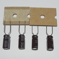 33uF 50V Elektrolitik Kondansatör 5*11 , Şerit , 105C ----- ( 25 ADETLİK PAKET )