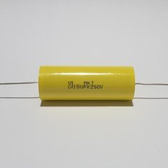 15UF 250V Axial Polyester Kondansatör - Silindir Şeklinde
