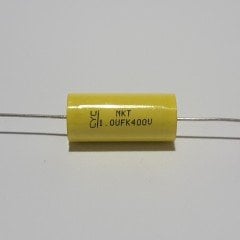 1UF 400V Axial Polyester Kondansatör - Silindir Şeklinde ( 2 ADETLİK PAKET )